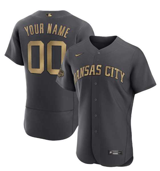 Customized Men's Kansas City Royals Active Player Charcoal 2022 All-Star Flex Base Stitched Jersey,We sell and wholesale Customized Men's Kansas City Royals Active Player Charcoal 2022 All-Star Flex Base Stitched Jersey on line form chian!